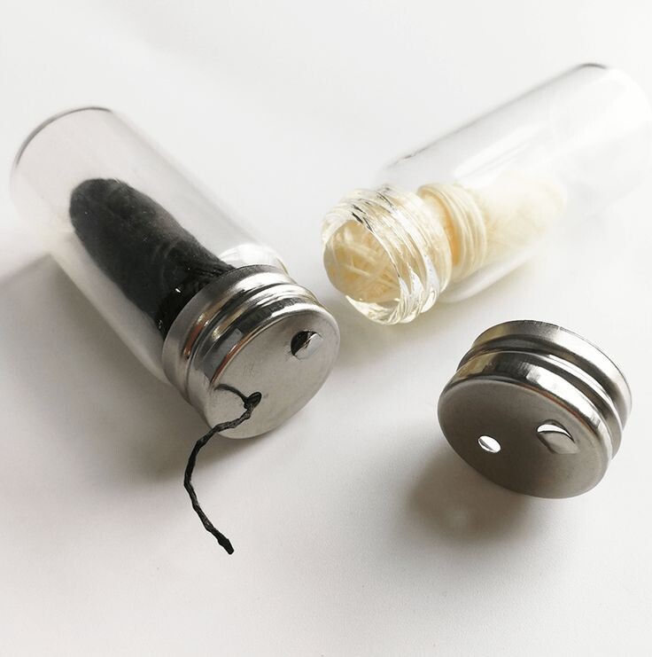 Hilo dental carbón activo