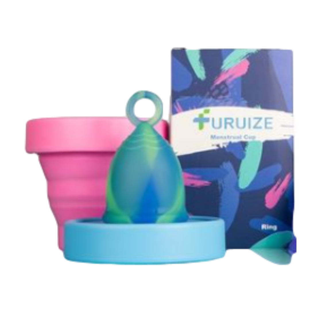 Kit copa menstrual ring  Azul