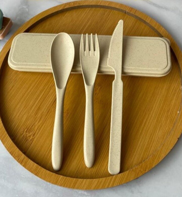 Cubiertos de Fibra de Trigo